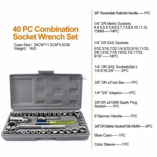 40 PCS TOOL KIT